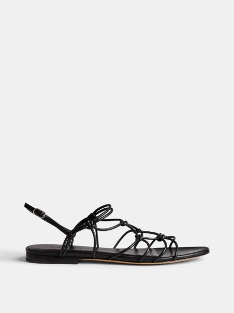 Grace Sandal / Black Leather