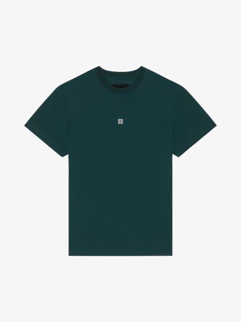 SLIM FIT T-SHIRT IN COTTON WITH 4G DETAIL