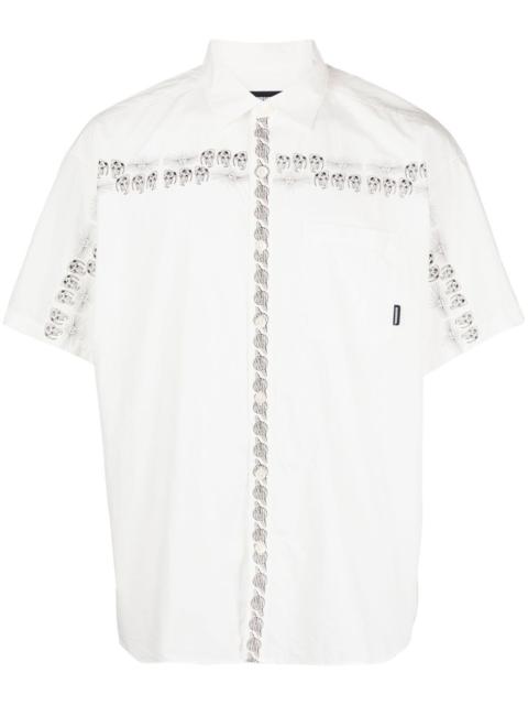 graphic-print short-sleeved shirt