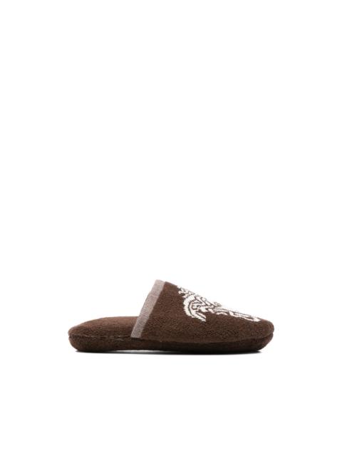 jacquard medusa slippers