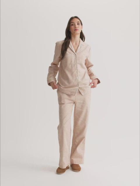 Women's Pajamas Kelburn Brushed Cotton Blush Houndstooth