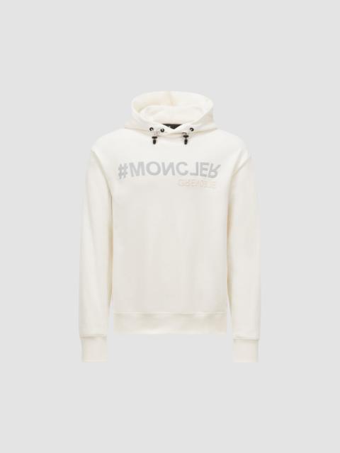 Mirrored Logo Cotton Hoodie