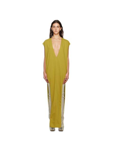 Yellow Arrowhead Maxi Dress
