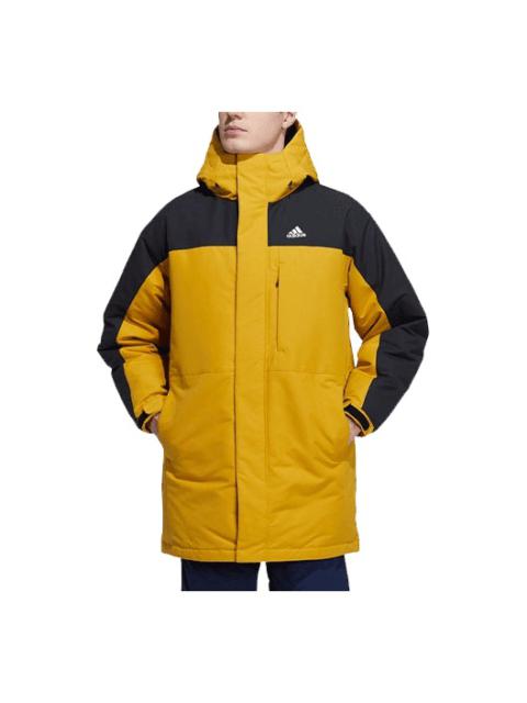 adidas Outdoor Stay Warm Down Jacket Couple Style Gold Color H20758