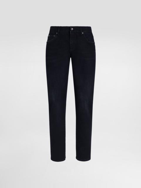Skinny stretch cotton jeans with tag
