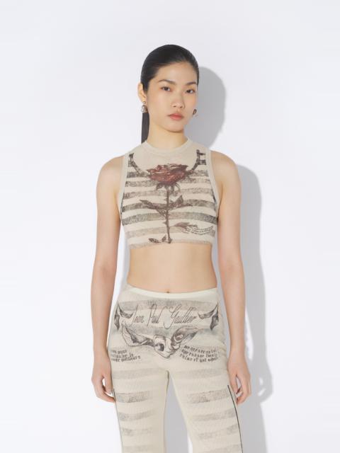 THE “TATTOO MARINIÈRE” CROP TOP