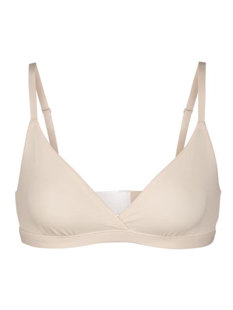 Skims Stretch-jersey Crossover Bralette