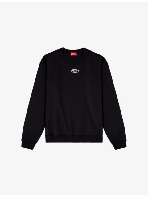S-Norm-IOd Crewneck Cotton-Jersey Sweatshirt