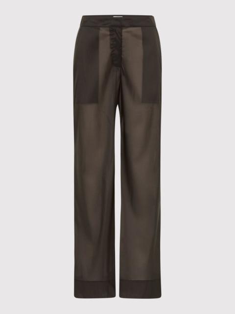 Tailored Transparent Pants - Black Olive