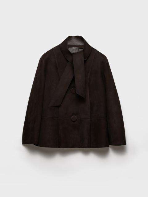 Bonded suede jacket
