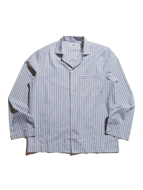 Tekla Poplin Pyjama Shirt Skagen Stripes