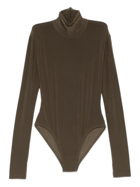 long-sleeve high-neck bodysuit