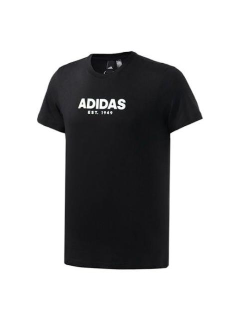 adidas Gfx T adidas 2 Sports Stylish Round Neck Short Sleeve Black EK4730