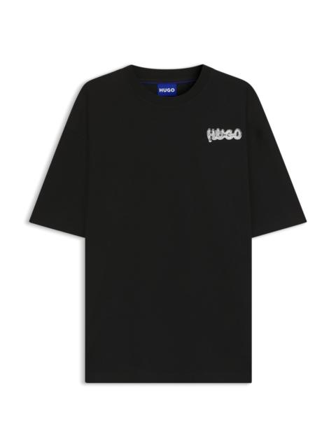 ALL-GENDER COTTON-JERSEY T-SHIRT WITH LOGO PRINTS