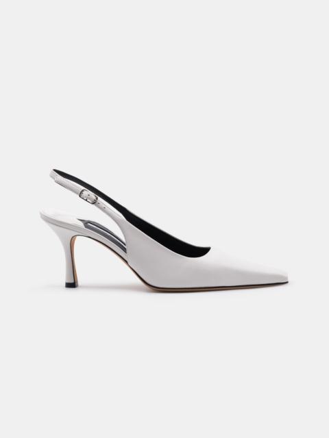 ELANA IN OPTIC WHITE CALFSKIN