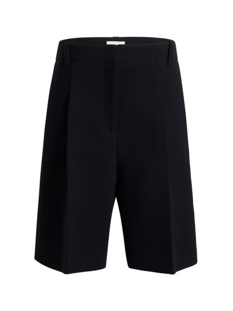 Laden Low-Rise Suiting Shorts black