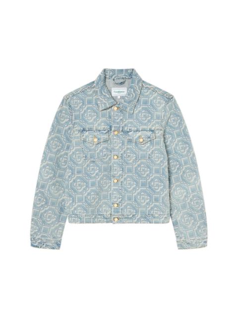 Monogram Vintage Wash Denim Jacket