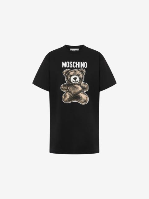 ORGANIC JERSEY T-SHIRT MOSCHINO TEDDY BEAR