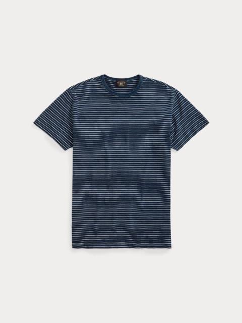 Striped Jersey Crewneck T-Shirt