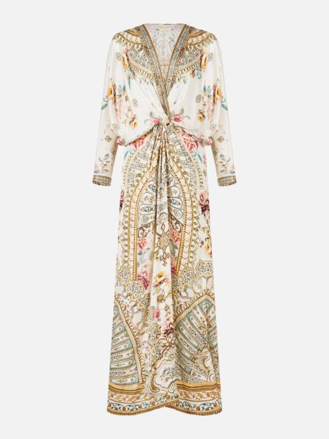 TWIST FRONT BATWING DRESS