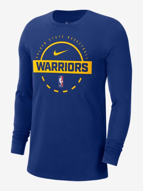 Golden State Warriors Men's Nike NBA Practice Long-Sleeve T-Shirt