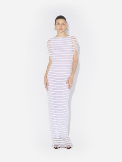 THE MARINIÈRE STRIPED WHITE DRESS