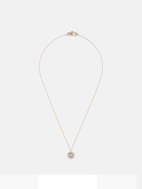 Rêve Simple 18kt gold necklace with diamonds