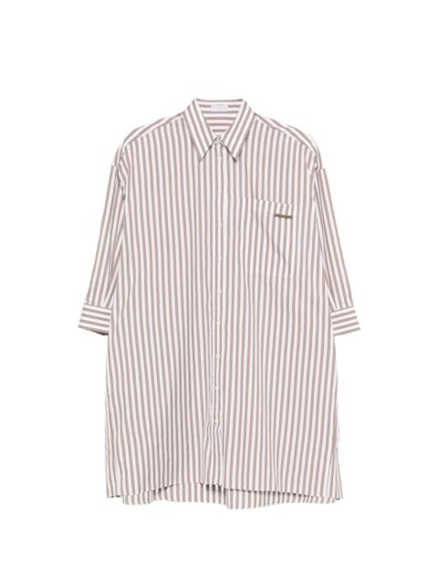 striped pocket shirt