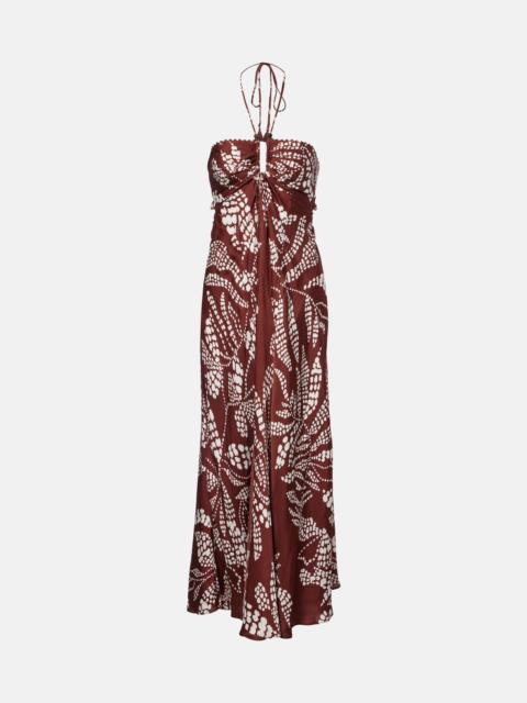 Carla printed maxi dress