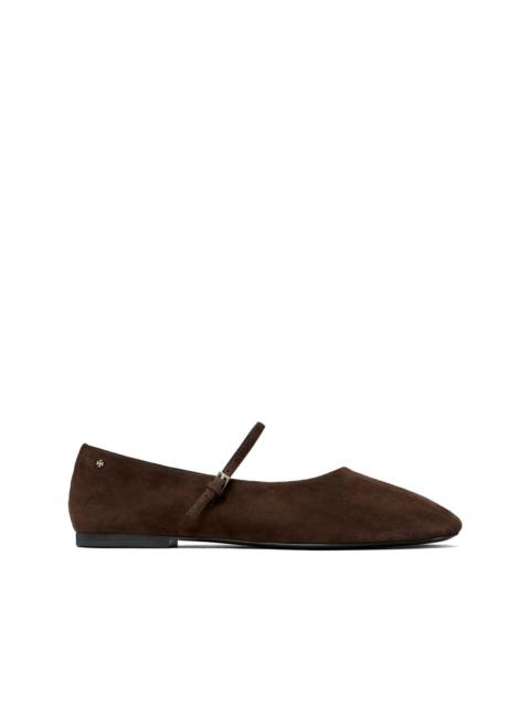 suede ballet flats