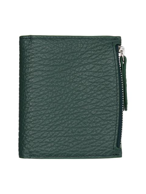 Green Four Stitches Wallet