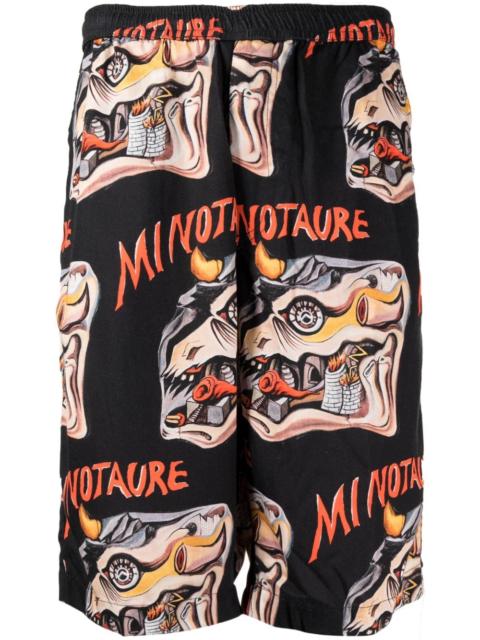 "Minotaure" bermuda shorts
