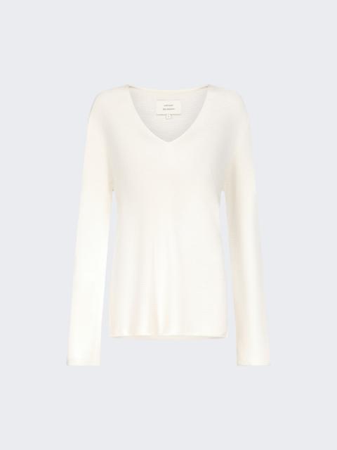 Saya V-neck Sweater Ivory