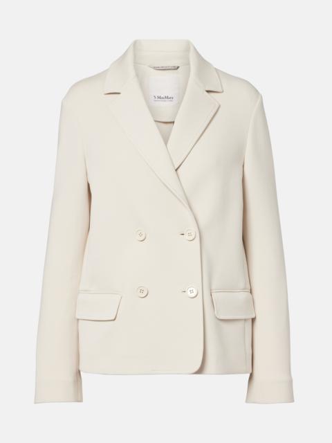 Badia cotton-blend jersey blazer
