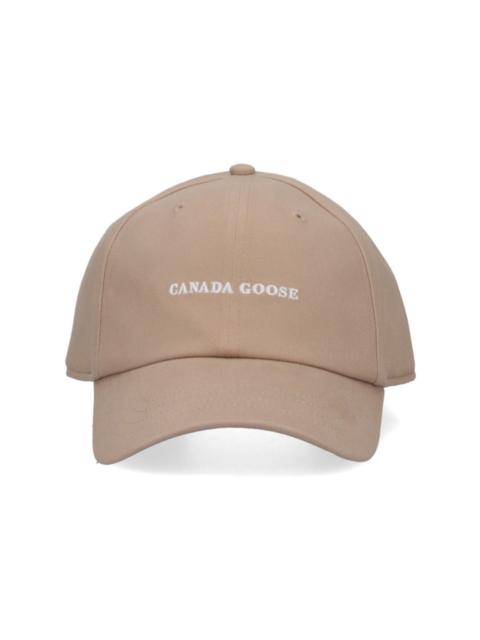 logo-embroidered cap