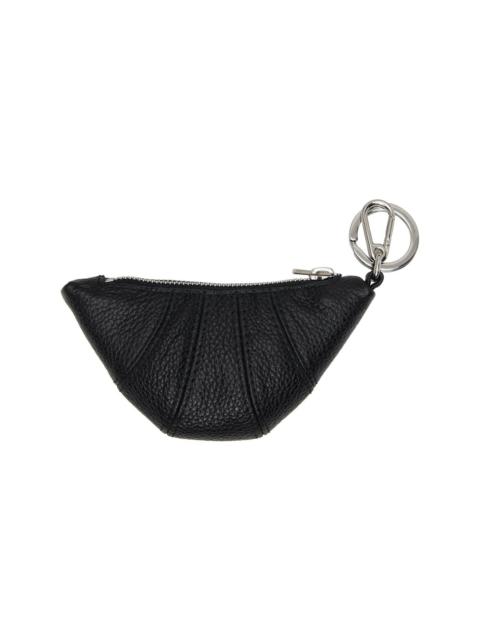 Black Mini Croissant Keychain