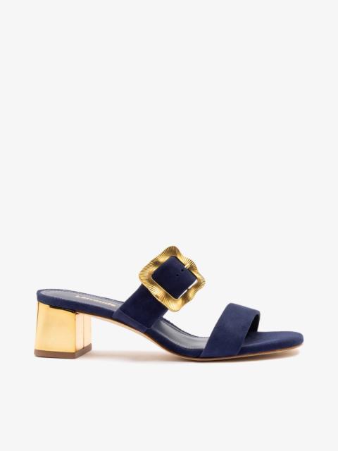 Maria Sandal Navy Suede