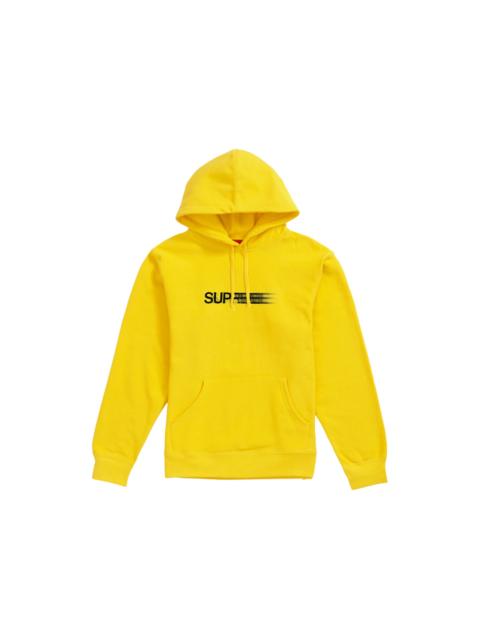 Supreme Motion Logo Hooded Sweatshirt (SS20) Lemon