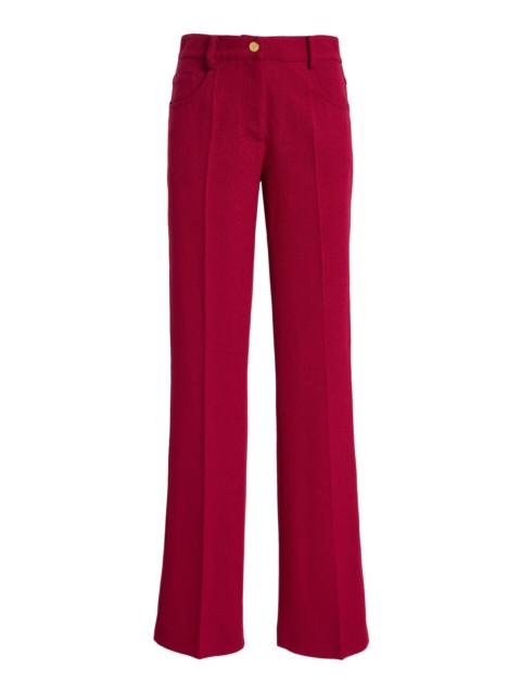 Crepe Trousers red