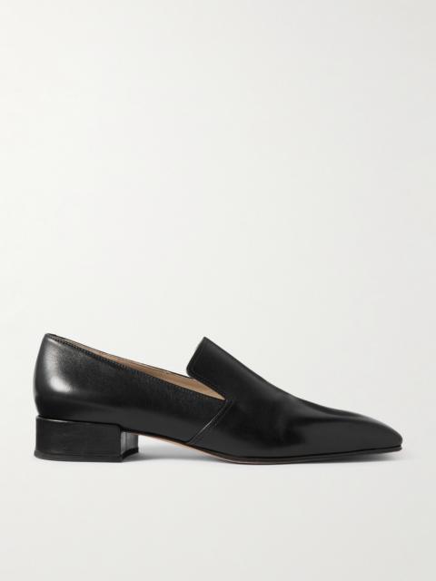 Classic Square Leather Loafers