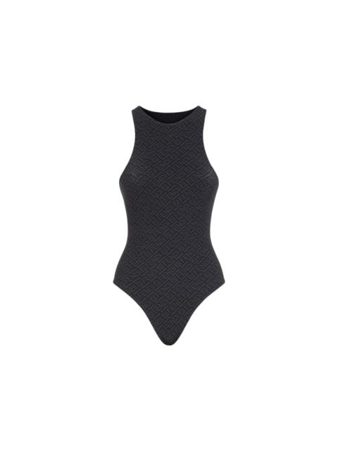 Fendi x SKIMS High Neck Bodysuit Black