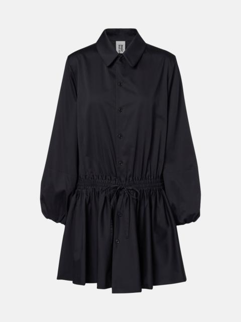 Cotton shirt dress