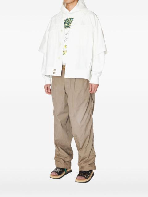 graphic-print hoodie