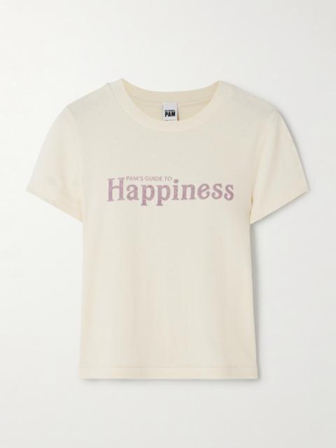 + Net Sustain + Pamela Anderson Printed Organic Cotton-jersey T-shirt