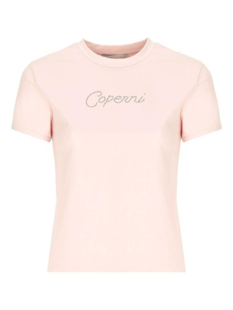 rhinestone-logo T-shirt