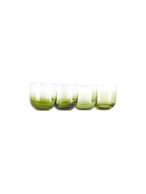 Green Tank Whiskey Glasses Gift Set, 4 pcs