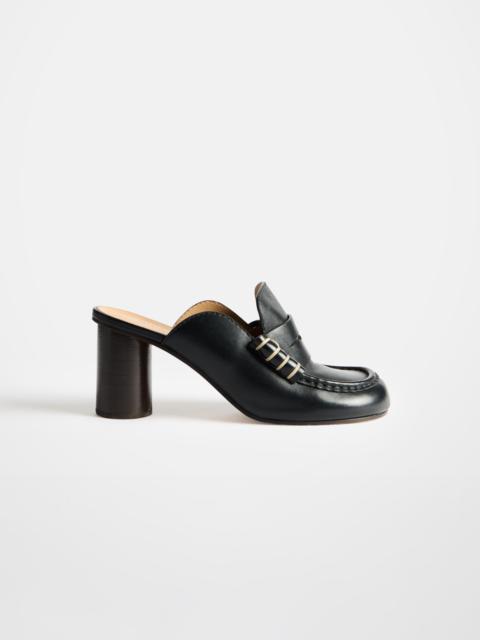 WOMENS LOAFER MULE SANDAL IN BLACK