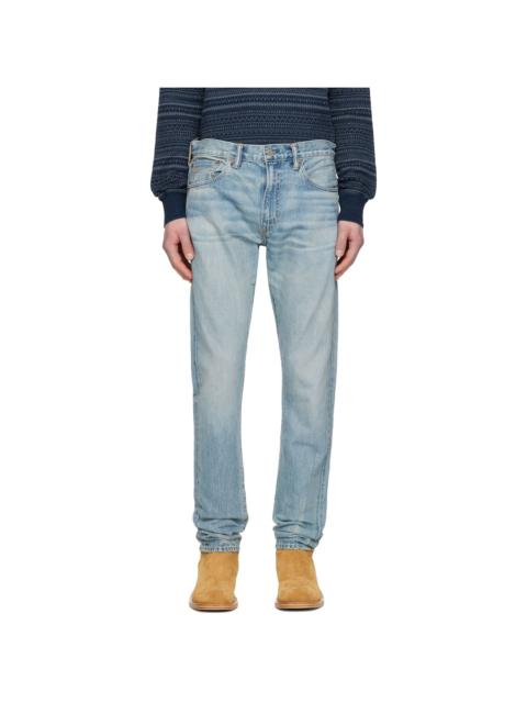 Blue High Slim Lawton Selvedge Jeans