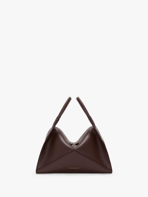Victoria Plié Bag In Burgundy Leather