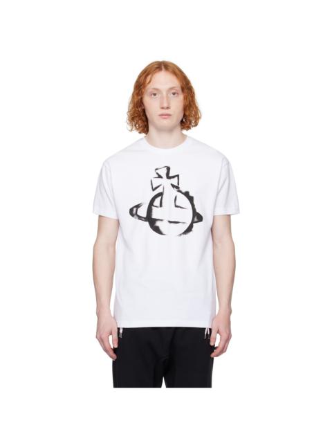 White Stencil Orb Classic T-shirt